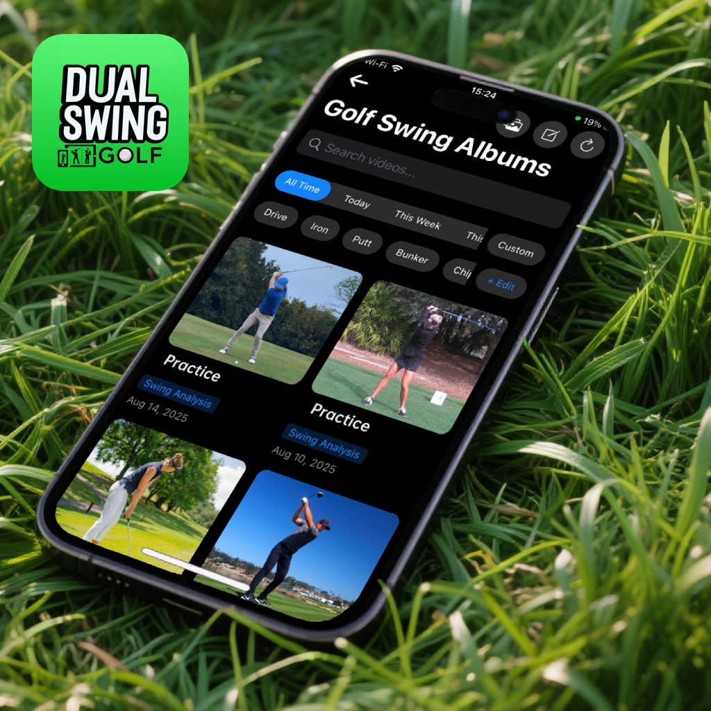 Pro-Level Golf Video Album with Instant Replay