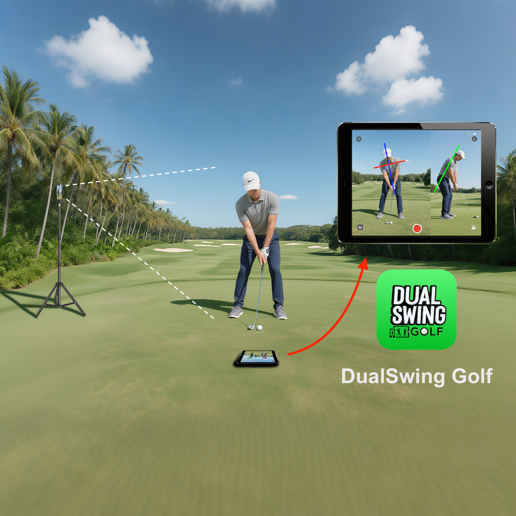 Quick DualSwing Golf Setup - Better Than Golf Mirror